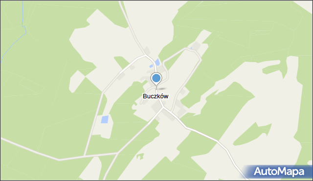 Buczków gmina Nowa Sól, Buczków, mapa Buczków gmina Nowa Sól