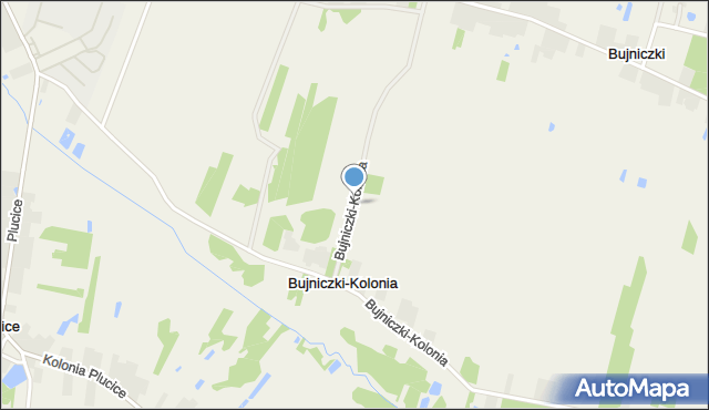 Bujniczki-Kolonia, Bujniczki-Kolonia, mapa Bujniczki-Kolonia