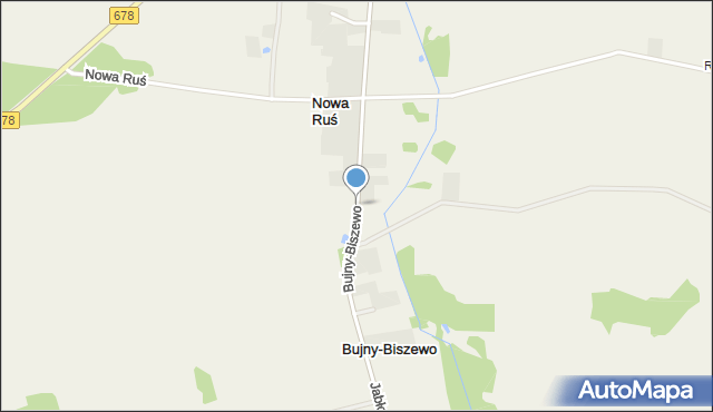 Bujny-Biszewo, Bujny-Biszewo, mapa Bujny-Biszewo