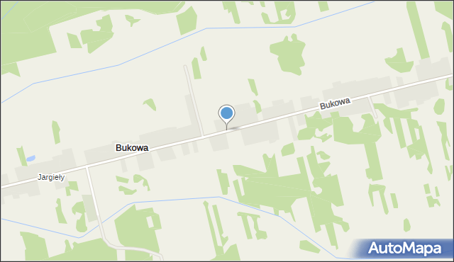 Bukowa gmina Biłgoraj, Bukowa, mapa Bukowa gmina Biłgoraj