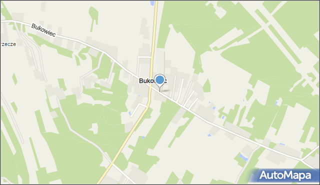 Bukowiec gmina Kolbuszowa, Bukowiec, mapa Bukowiec gmina Kolbuszowa