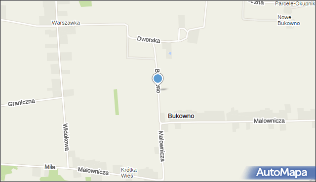 Bukowno gmina Olsztyn, Bukowno, mapa Bukowno gmina Olsztyn