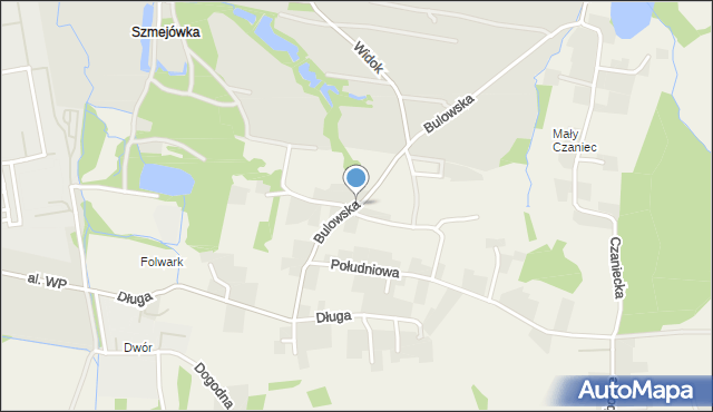 Bulowice, Bulowska, mapa Bulowice