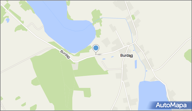 Burdąg, Burdąg, mapa Burdąg