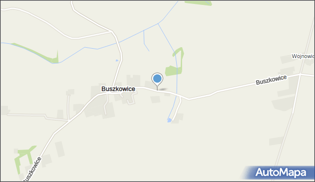 Buszkowice gmina Ćmielów, Buszkowice, mapa Buszkowice gmina Ćmielów