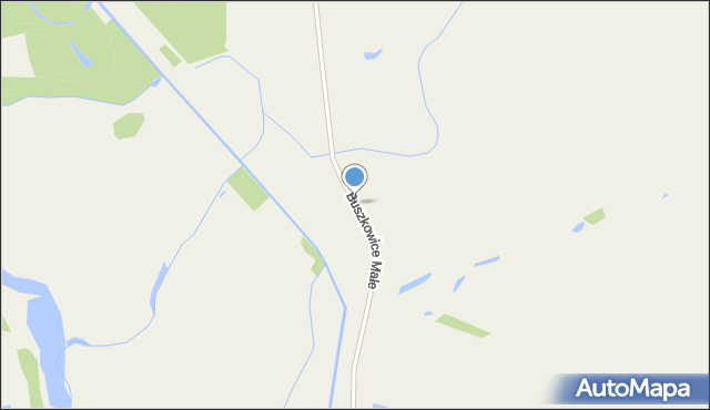 Buszkowice Małe, Buszkowice Małe, mapa Buszkowice Małe
