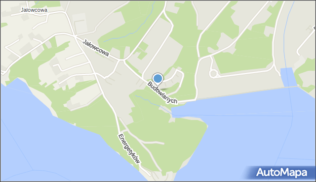 Dobczyce, Budowlanych, mapa Dobczyce