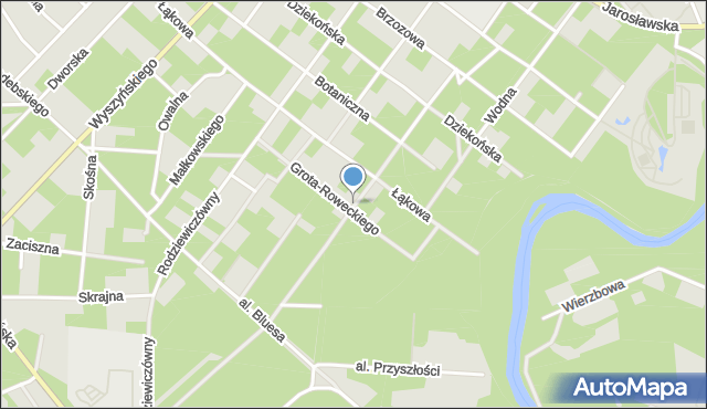 Józefów powiat otwocki, Budziszewskiej Marii, mapa Józefów powiat otwocki