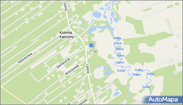 Kolonia Karczmy, Bukowa, mapa Kolonia Karczmy