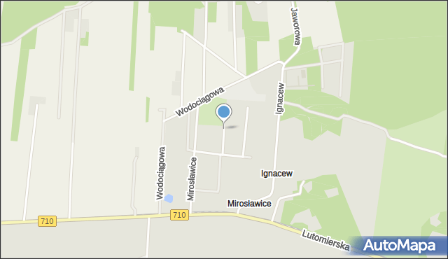 Konstantynów Łódzki, Bursztynowa, mapa Konstantynów Łódzki