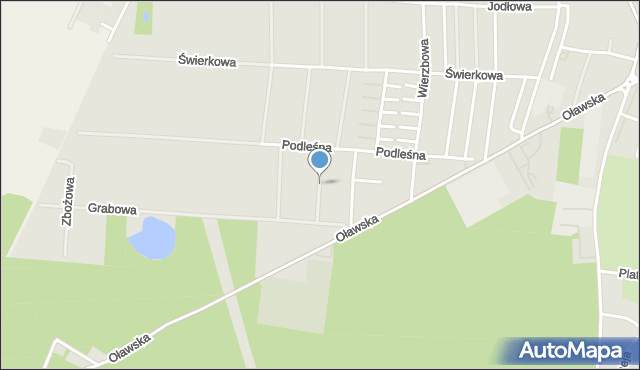 Namysłów, Bukowa, mapa Namysłów