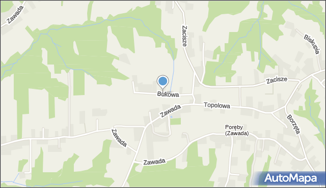 Siepraw, Bukowa, mapa Siepraw
