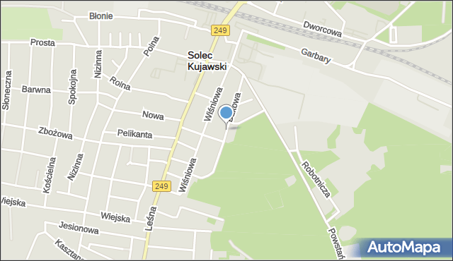Solec Kujawski, Bukowa, mapa Solec Kujawski