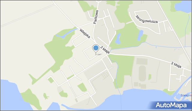 Wałdowo gmina Ostróda, Bursztynowa, mapa Wałdowo gmina Ostróda