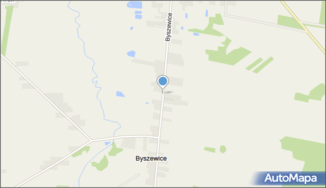 Byszewice gmina Rawa Mazowiecka, Byszewice, mapa Byszewice gmina Rawa Mazowiecka