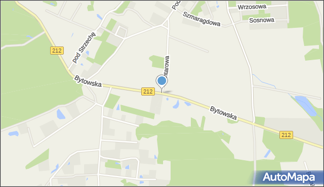 Charzykowy, Bytowska, mapa Charzykowy