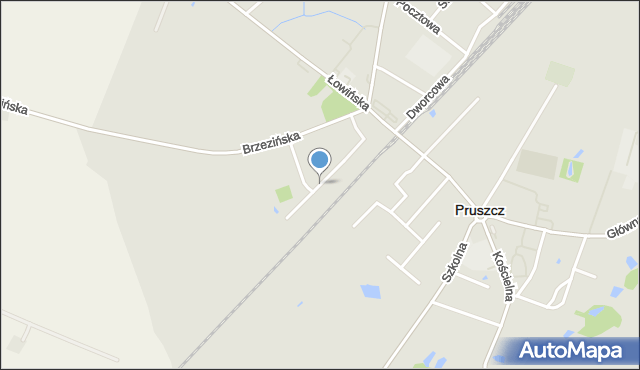 Pruszcz powiat świecki, Bydgoska, mapa Pruszcz powiat świecki