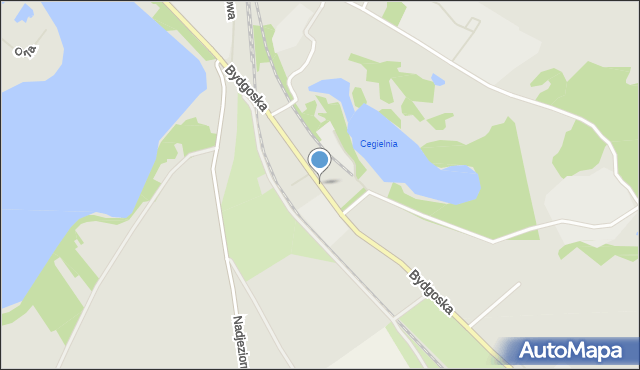 Wałcz, Bydgoska, mapa Wałcz