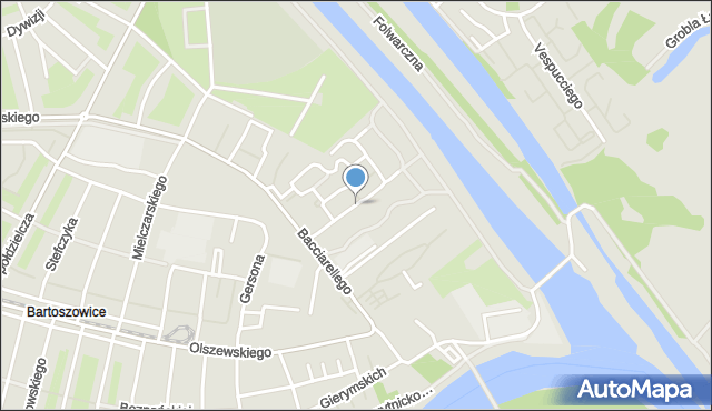 Wrocław, Canaletta Bernarda Belotta, mapa Wrocławia