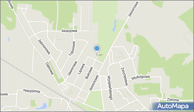 Brzeg Dolny, Cedrowa, mapa Brzeg Dolny