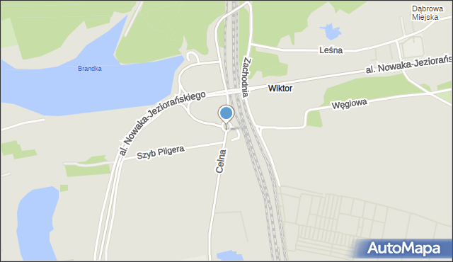 Bytom, Celna, mapa Bytomia