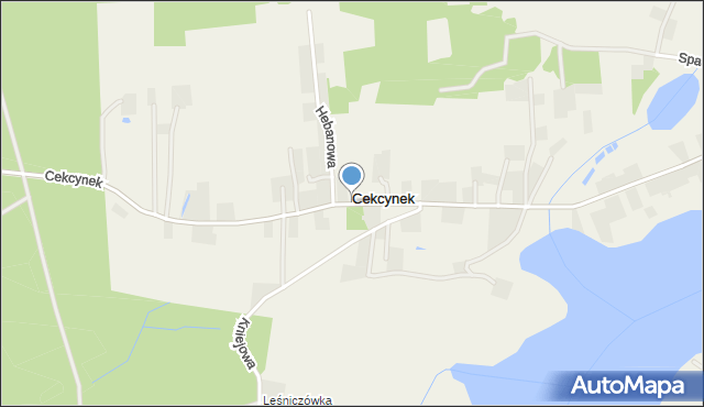 Cekcynek, Cekcynek, mapa Cekcynek