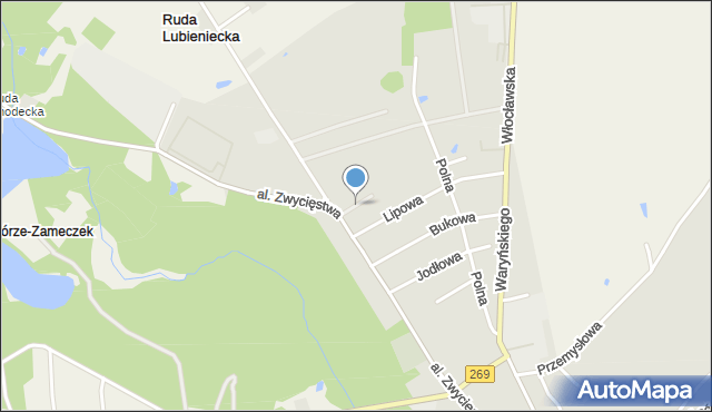 Chodecz powiat włocławski, Cedrowa, mapa Chodecz powiat włocławski