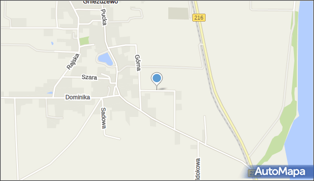 Gnieżdżewo, Ceynowy Floriana, dr., mapa Gnieżdżewo