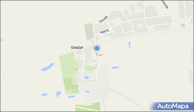Goszyn gmina Pruszcz Gdański, Ceynowy Floriana, dr., mapa Goszyn gmina Pruszcz Gdański