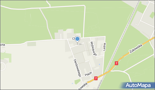 Leźno, Ceynowy, mapa Leźno