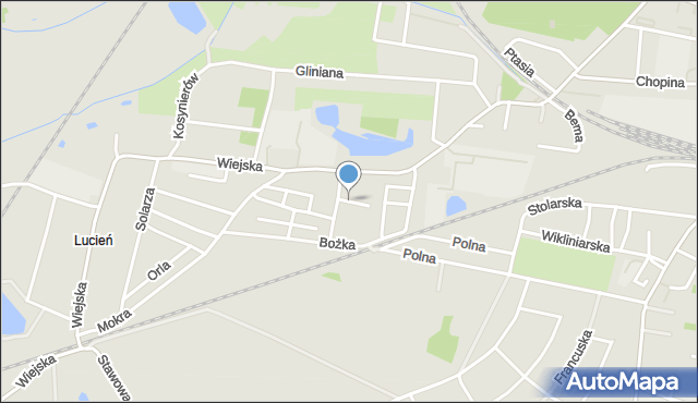 Oleśnica, Ceglana, mapa Oleśnica