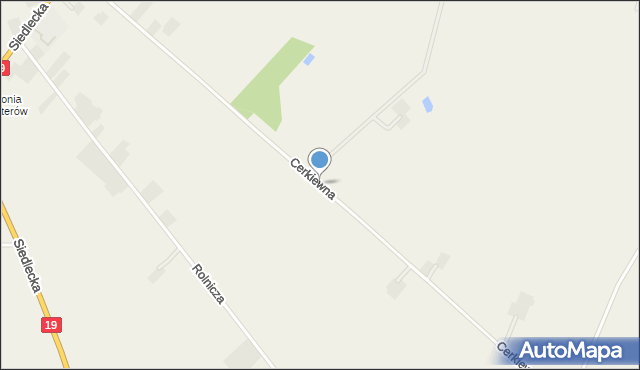 Platerów, Cerkiewna, mapa Platerów