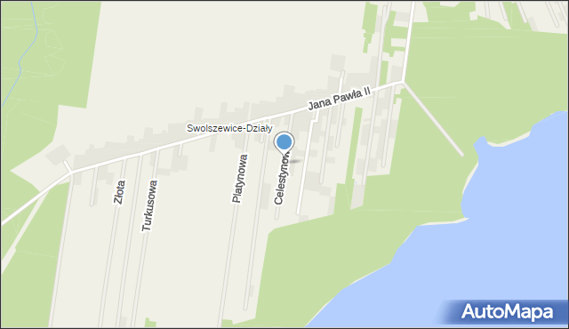 Swolszewice Duże, Celestynowa, mapa Swolszewice Duże