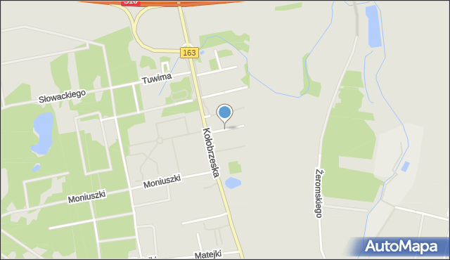 Wałcz, Cechowa, mapa Wałcz