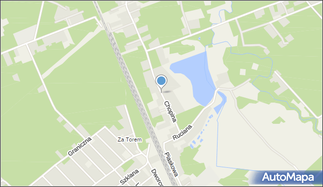 Bełchów, Chopina Fryderyka, mapa Bełchów