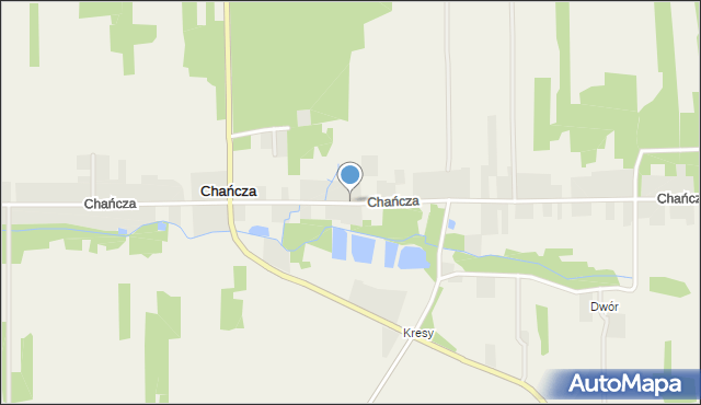 Chańcza, Chańcza, mapa Chańcza
