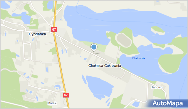 Chełmica-Cukrownia, Chełmica-Cukrownia, mapa Chełmica-Cukrownia