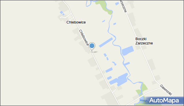 Chlebowice, Chlebowice, mapa Chlebowice