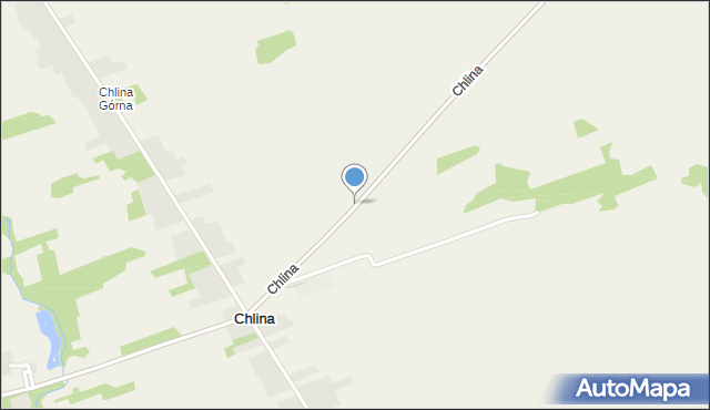 Chlina, Chlina, mapa Chlina