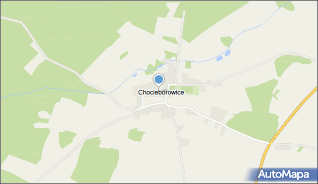 Chocieborowice, Chocieborowice, mapa Chocieborowice