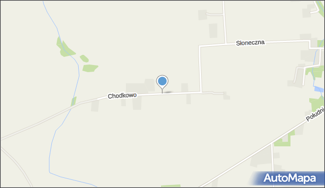 Chodkowo, Chodkowo, mapa Chodkowo
