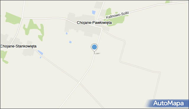 Chojane-Pawłowięta, Chojane-Pawłowięta, mapa Chojane-Pawłowięta