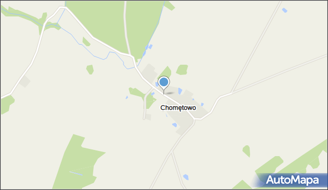 Chomętowo gmina Brzeżno, Chomętowo, mapa Chomętowo gmina Brzeżno