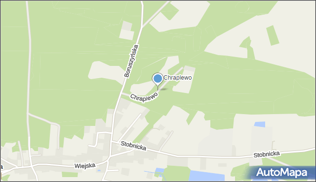 Chraplewo gmina Obrzycko, Chraplewo, mapa Chraplewo gmina Obrzycko