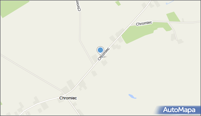 Chromiec gmina Nowe Miasto nad Wartą, Chromiec, mapa Chromiec gmina Nowe Miasto nad Wartą