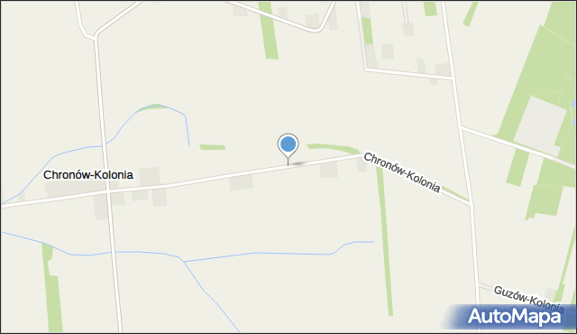 Chronów-Kolonia, Chronów-Kolonia, mapa Chronów-Kolonia