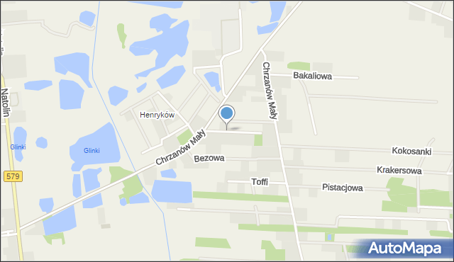 Chrzanów Mały, Chrzanów Mały, mapa Chrzanów Mały