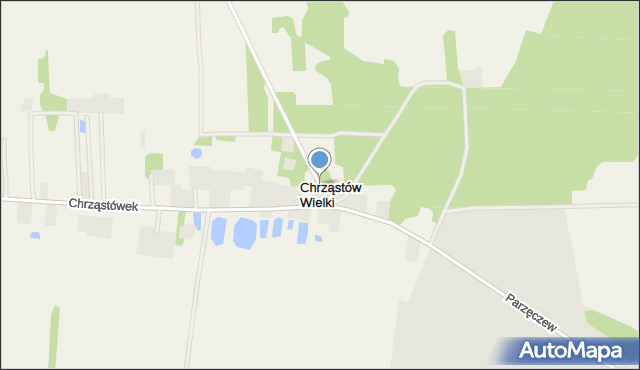 Chrząstów Wielki, Chrząstów Wielki, mapa Chrząstów Wielki