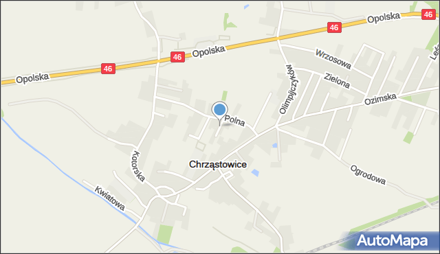 Chrząstowice powiat opolski, Chrząstowice, mapa Chrząstowice powiat opolski