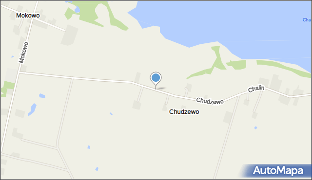 Chudzewo, Chudzewo, mapa Chudzewo